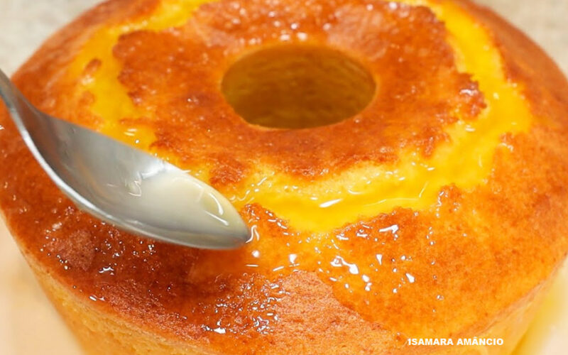 Calda de Bolo de Laranja Simples